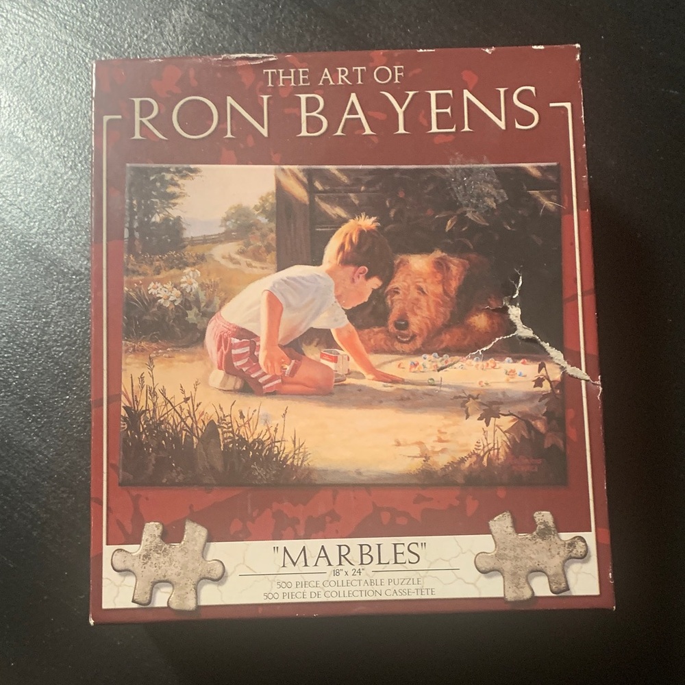 NEW- Vintage- The Art of 'Marbles' Puzzle